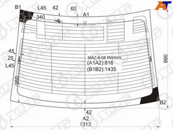 7 299 р. Стекло заднее (Цвет зеленый Обогрев Антенна 4D SED) Mazda 6 07-12  Atenza 07-12 XYG MAZ-6-08 RW/H/X  с доставкой в г. Майкоп. Увеличить фотографию 1