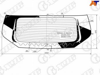 15 799 р. Стекло заднее (Цвет зеленый Обогрев) Opel Meriva 10-18 XYG MERIVA-10 RW/H/X  с доставкой в г. Майкоп. Увеличить фотографию 1