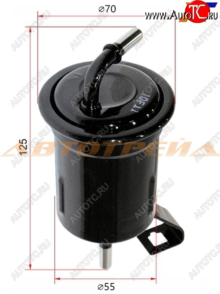 3 199 р. Фильтр топливный TOYOTA HILUX SURF4RUNNER ##N21# 3RZ2TR1GR5VZ 02-09 LAND CRUISER PRADO 120 3RZ MICRO MFT340  с доставкой в г. Майкоп