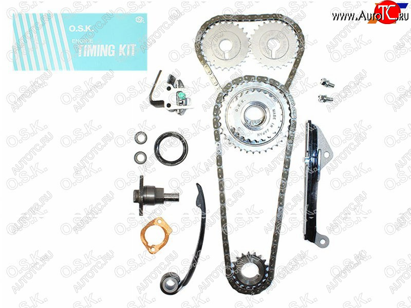 29 649 р. Комплект для замены цепи ГРМ NISSAN SUNNYPULSAR GA15-16DE 94- (2 шестерни распредвала) OSK N119KF  с доставкой в г. Майкоп