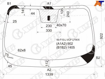 5 299 р. Стекло лобовое Nissan Juke 10-20 XYG NI-F15-L-VCP LFW/X  с доставкой в г. Майкоп. Увеличить фотографию 1