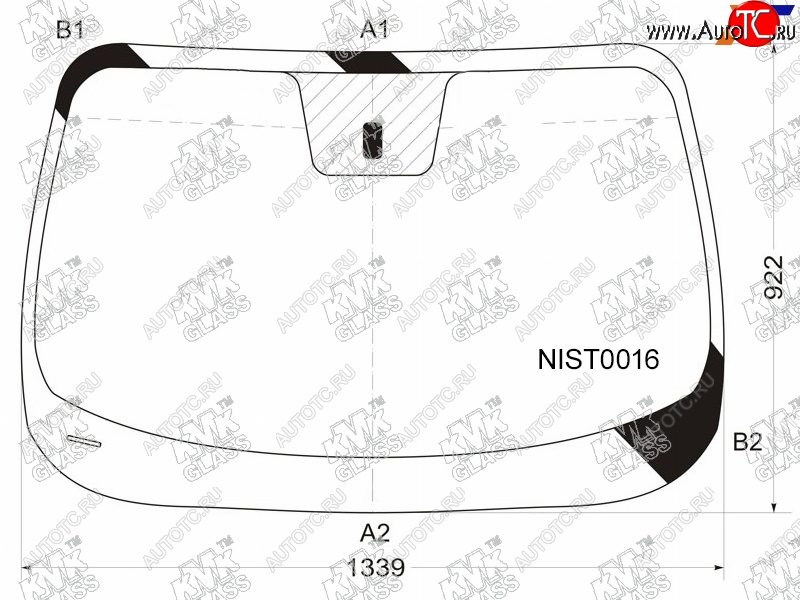 4 899 р. Стекло лобовое NISSAN JUKE 10- KMK NIST0016, nist0016 KMK NIST0016  с доставкой в г. Майкоп