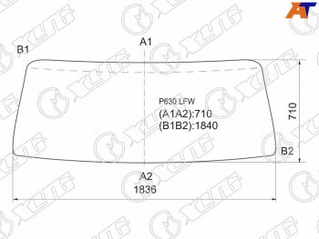 8 999 р. Стекло лобовое Mazda T3500 89-00  T4000 89-00  T4600 89-00  Titan 89-00 XYG P630 LFW  с доставкой в г. Майкоп. Увеличить фотографию 1