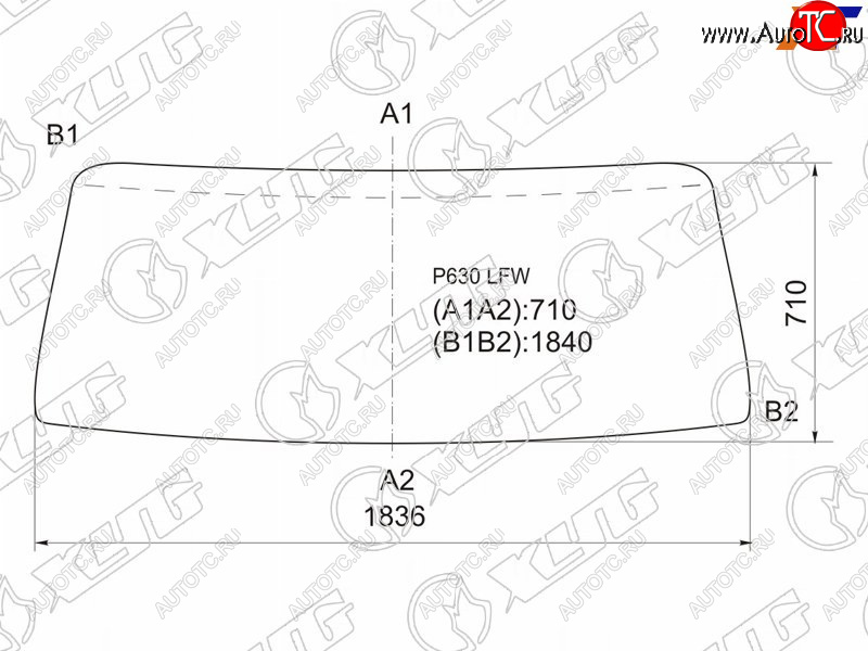 8 999 р. Стекло лобовое Mazda T3500 89-00  T4000 89-00  T4600 89-00  Titan 89-00 XYG P630 LFW  с доставкой в г. Майкоп