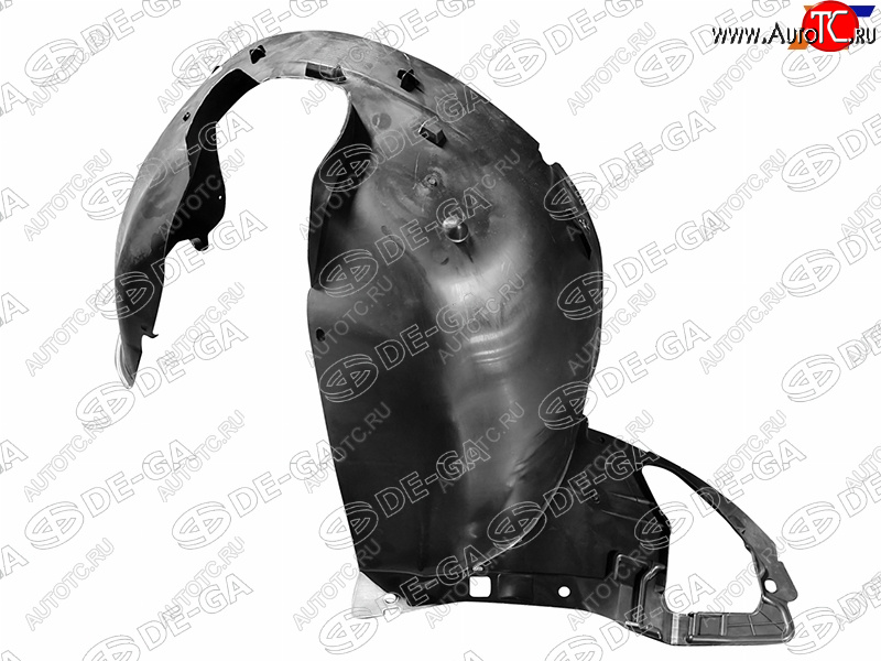 1 239 р. Левый подкрылок передний DE-GA Peugeot 207 WA хэтчбэк 3 дв. дорестайлинг (2006-2009)  с доставкой в г. Майкоп