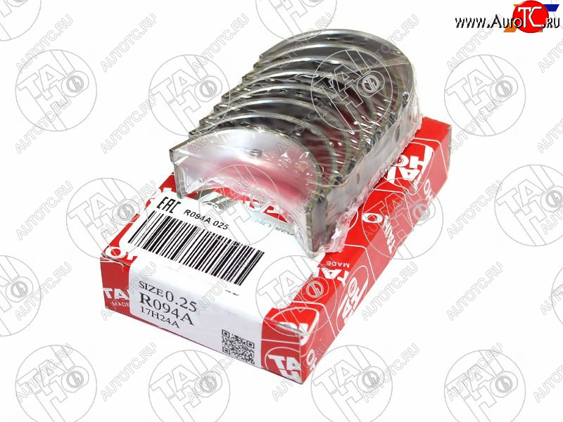 1 259 р. Вкладыши шатунные к-т 0,25 NISSAN AVENIRBLUEBIRDPRIMERASUNNYWINGROAD GA13-16DEQG13-18DE TAIHO R094A 025  с доставкой в г. Майкоп