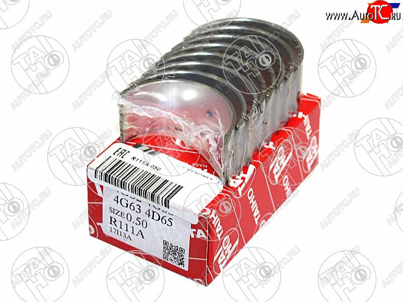 599 р. Вкладыши шатунные к-т 0,50 MITSUBISHI GALANTRVRCHARIOT 4G304G374G624G634D65 TAIHO R111A 050  с доставкой в г. Майкоп