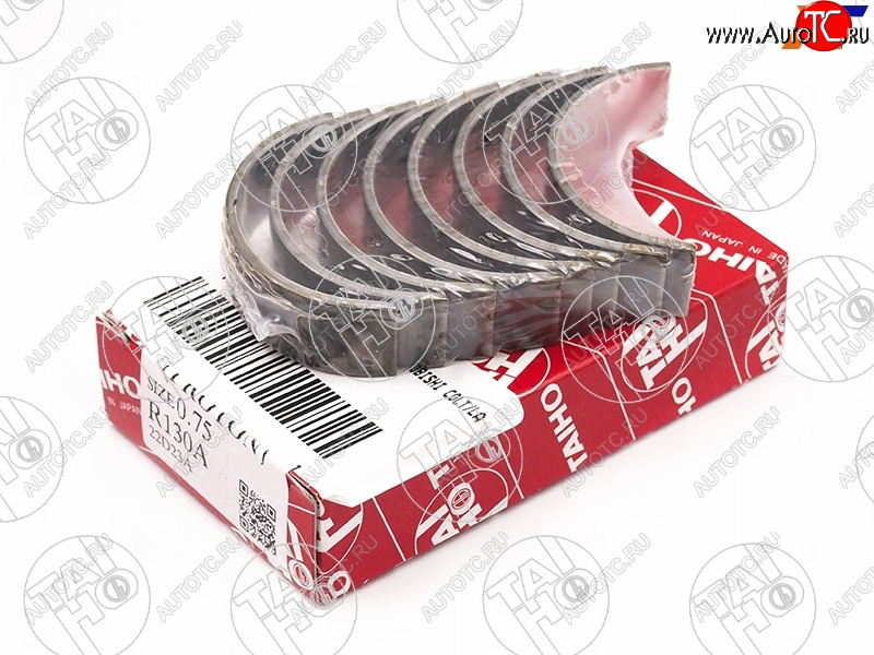 959 р. Вкладыши шатунные к-т 0,75 MITSUBISHI COLTLANCERLIBEROMIRAGEPAJEROMONTERO IO 4G134G18 98- TAIHO R130A 075  с доставкой в г. Майкоп