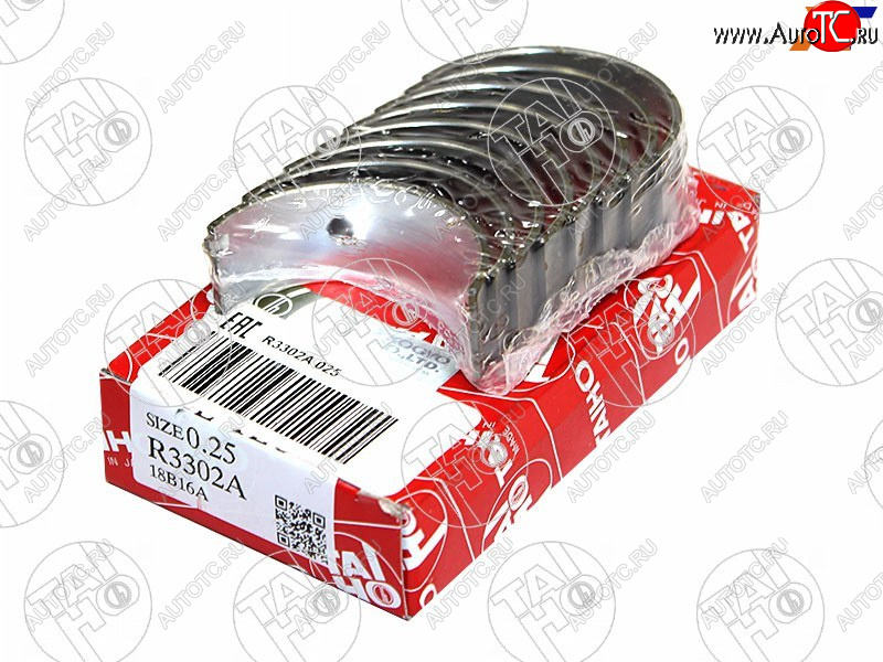 1 079 р. Вкладыши шатунные к-т 0,25 CHEVROLET AVEOKALOSLACETTINEXIA 1,41,6 03- TAIHO R3302A 025  с доставкой в г. Майкоп