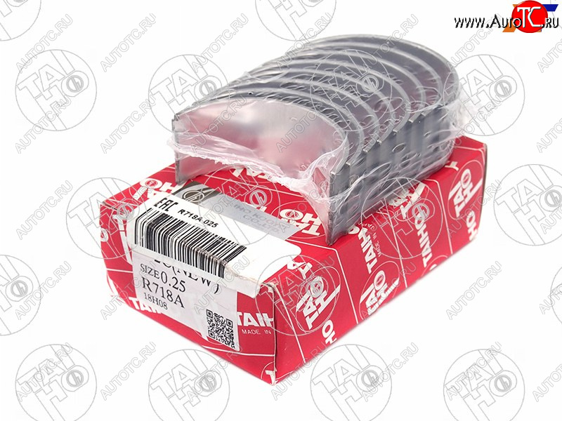 1 349 р. Вкладыши шатунные к-т 0,25 TOYOTA CORONACALDINATOWN ACE 2C2C-T3C-T 96- TAIHO R718A 025  с доставкой в г. Майкоп