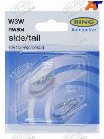 136 р. Лампа дополнительного освещения W3W  12V 3W Блистер 2 шт. RING RW504  с доставкой в г. Майкоп. Увеличить фотографию 1