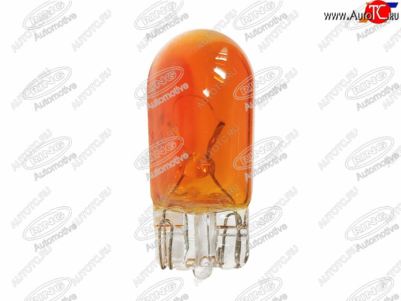 144 р. Лампа дополнительного освещения WY5W Янтарная   12V 5W Блистер 2 шт. RING RW501A  с доставкой в г. Майкоп