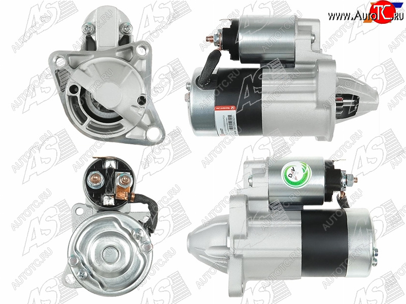11 599 р. Стартер Kia Rio 00-02  Shuma 01-04  Mazda 323 98-03  626 92-02  MPV 99-06  MX-6 92-95 (1 kW Z= AS-PL S5037  с доставкой в г. Майкоп