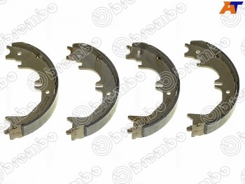 Колодки барабанные задние RH-LH SAT Toyota Land Cruiser 100 1-ый рестайлинг (2002-2005) (комплект 4шт)