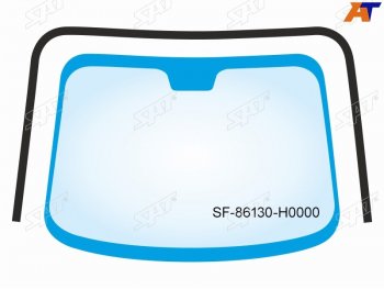 1 599 р. Молдинг лобового стекла (П-образный) Kia Rio 16-22  Rio X-Line 17-22  Solaris KRS 24-  KRX 24- SAT SF-86130-H0000  с доставкой в г. Майкоп. Увеличить фотографию 1