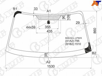 6 299 р. Стекло лобовое Subaru Forester 02-08 XYG SG5-02-L LFW/X  с доставкой в г. Майкоп. Увеличить фотографию 1