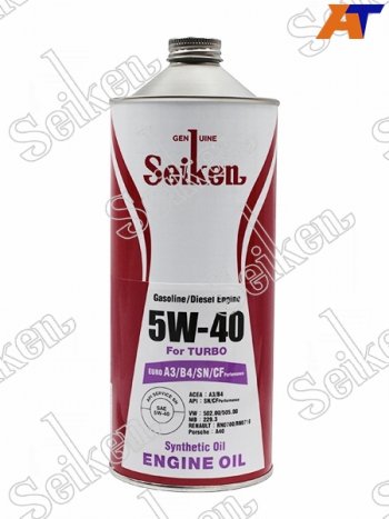 1 079 р. Масло моторное SEIKEN SYNTHETIC A3B4SNCF 5W-40 1л SEIKEN SKA3B4SN5W40C1  с доставкой в г. Майкоп. Увеличить фотографию 1