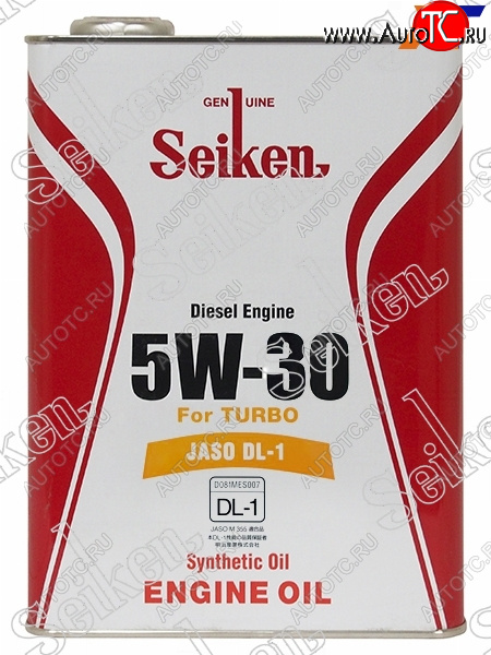 3 199 р. Масло моторное SEIKEN SYNTHETIC DL-1 5W-30 4л SEIKEN SKDL15W30C  с доставкой в г. Майкоп