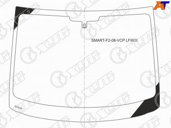 5 999 р. Стекло лобовое Smart Fortwo 06-15 XYG SMART-F2-08-VCP LFW/X  с доставкой в г. Майкоп. Увеличить фотографию 2
