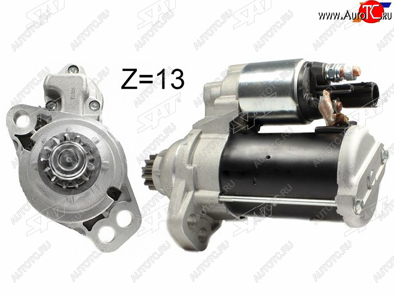 6 599 р. Стартер Audi A3 12-19  Q3 11-19  Skoda Kodiaq 16-22  Octavia 12-20  Rapid 12-  Volkswagen Golf SAT ST-02M911024RN  с доставкой в г. Майкоп