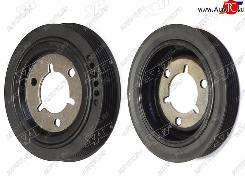 1 789 р. Шкив коленвала PEUGEOT 206 98-06207 06-14307 01-08308- 07-13PRTNER 69-CITROEN C4 04-11C3C2 02 SAT ST-0515R8  с доставкой в г. Майкоп