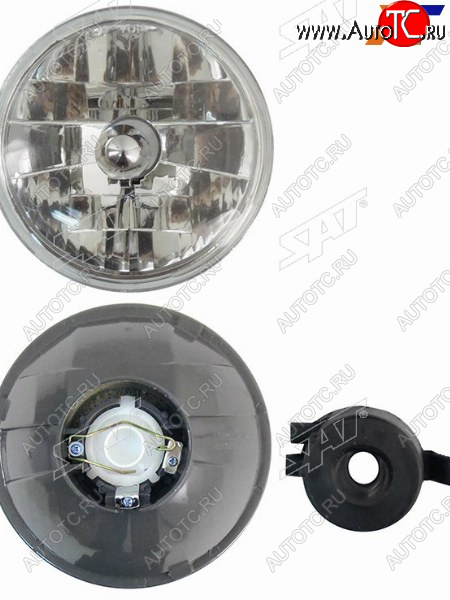 1 099 р. Фара Mitsubishi Pajero 81-97  Nissan Patrol 87-97  Mitsubishi Pajero Junior 95-98  Pajero Mini 94 SAT ST-100-1124  с доставкой в г. Майкоп