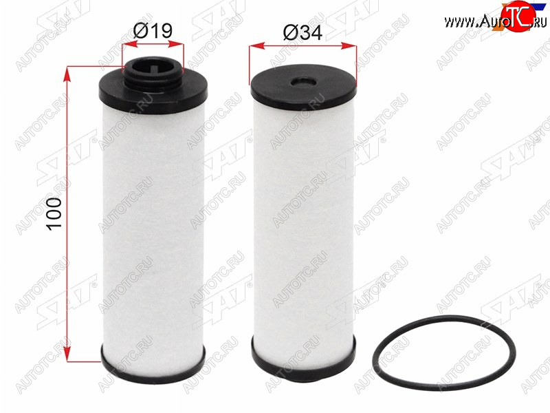 549 р. Фильтр АКПП-7 AUDI A4 08-15A5 07-17A6 10-18A7 10-18Q5 08-17PORSCHE MACAN 14-18 DL501,S-Tronic SAT ST-106-0010  с доставкой в г. Майкоп