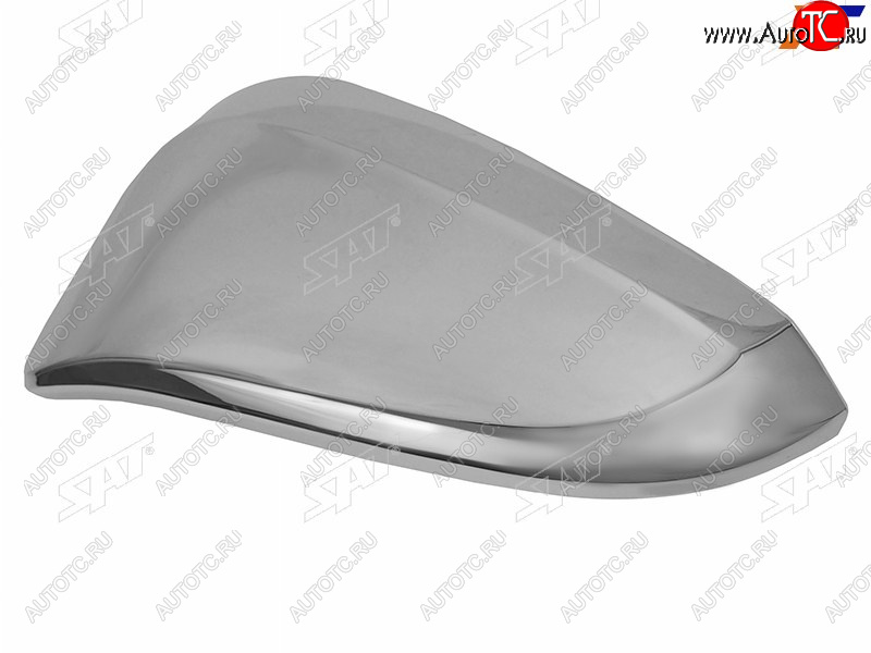 2 499 р. Накладка зеркала TOYOTA HILUX REVO 15- LH хром SAT ST-110-0011  с доставкой в г. Майкоп
