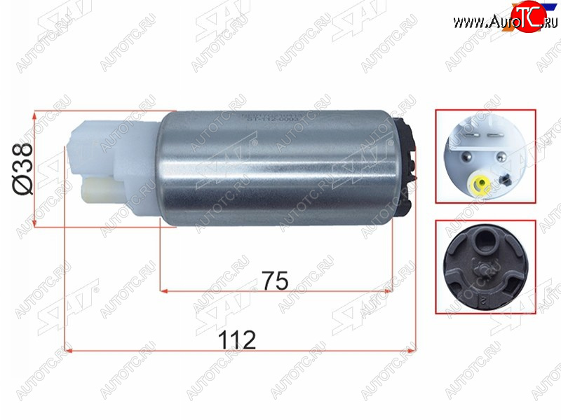 1 199 р. Топливный насос 3,5BAR, 90LH, NISSANINFINITISUBARU SAT ST-112-0003  с доставкой в г. Майкоп