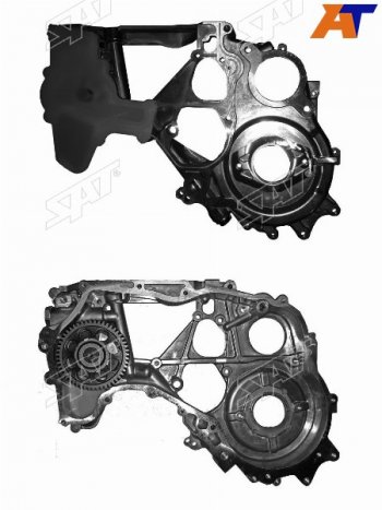 13 299 р. Насос масляный TOYOTA LC PRADOGRANVIAREGIUS ACEHIACEHILUXSURF 1KZ-T 96- SAT ST-11320-67010  с доставкой в г. Майкоп. Увеличить фотографию 1