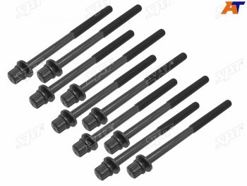 Болт крепления ГБЦ к блоку (комплект, K24Z1/K24A2/K24Z2/K24Z3/K24A4/K24A8) SAT Honda CR-V RE1,RE2,RE3,RE4,RE5,RE7 дорестайлинг (2007-2010)