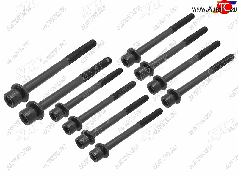 1 089 р. Болт ГБЦ (комплект) HYUNDAI G4EDG4GFG4DMG4DRG4GBG4GCG4GMG4GRG4JP SAT ST-117-0081  с доставкой в г. Майкоп