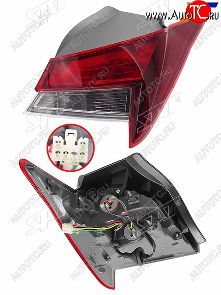 3 399 р. Правый фонарь (внешний) SAT Hyundai Elantra CN7 (2020-2023)  с доставкой в г. Майкоп