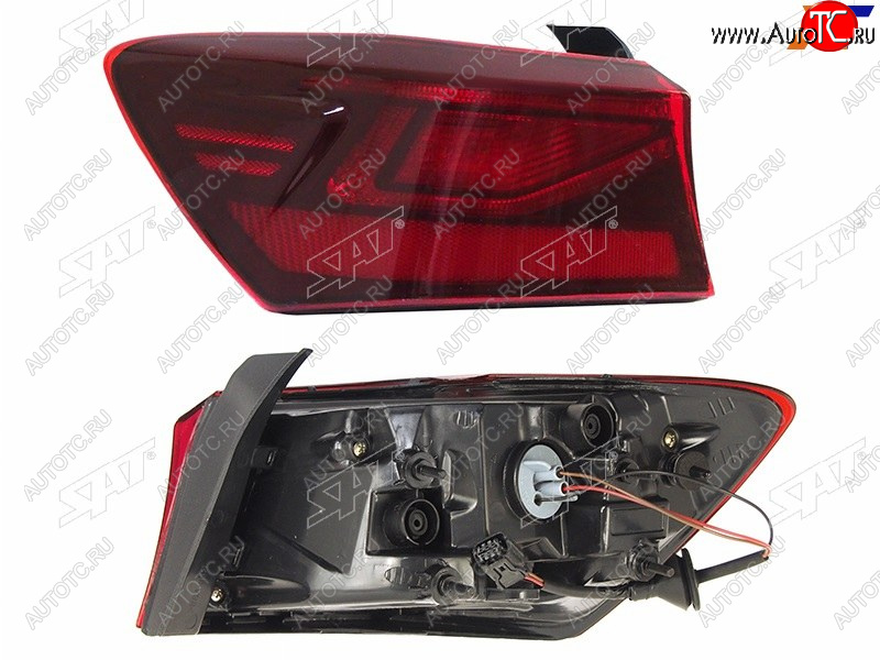 4 399 р. Фонарь задний левый (внешний) SAT  KIA Cerato  4 BD (2018-2021) дорестайлинг седан  с доставкой в г. Майкоп