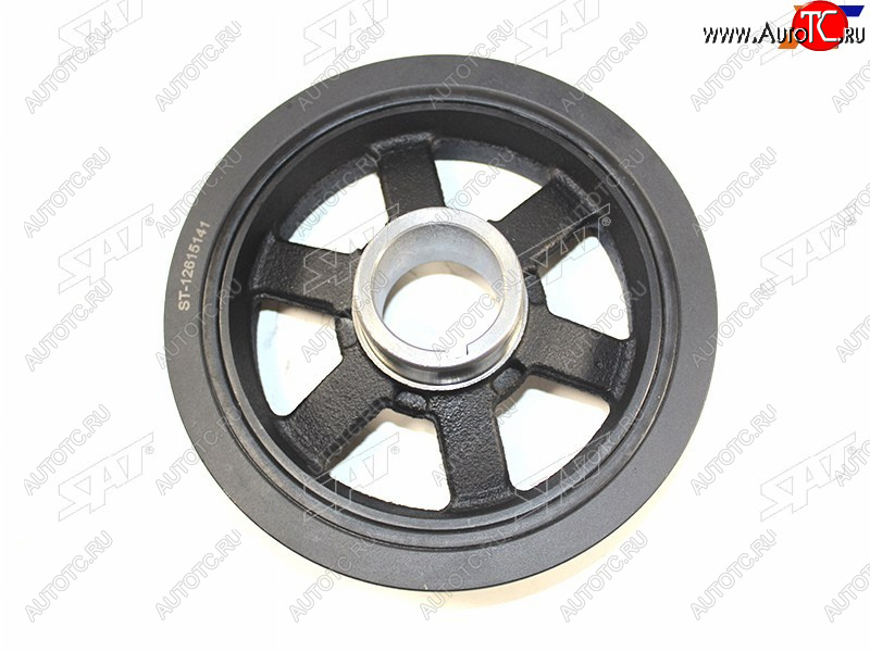2 599 р. Шкив коленвала DAEWOO WINSTORM 2007-CHEVROLET CAPTIVA (C100) 07-OPEL ANTARA 06- SAT ST-12615141  с доставкой в г. Майкоп