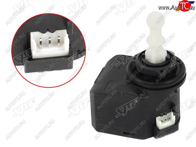 1 229 р. Моторчик фары Audi A6 04-10  Opel Astra 04-15  Volkswagen Jetta 05-10  Passat 05-11  Polo 05-20 SAT ST-13142042  с доставкой в г. Майкоп