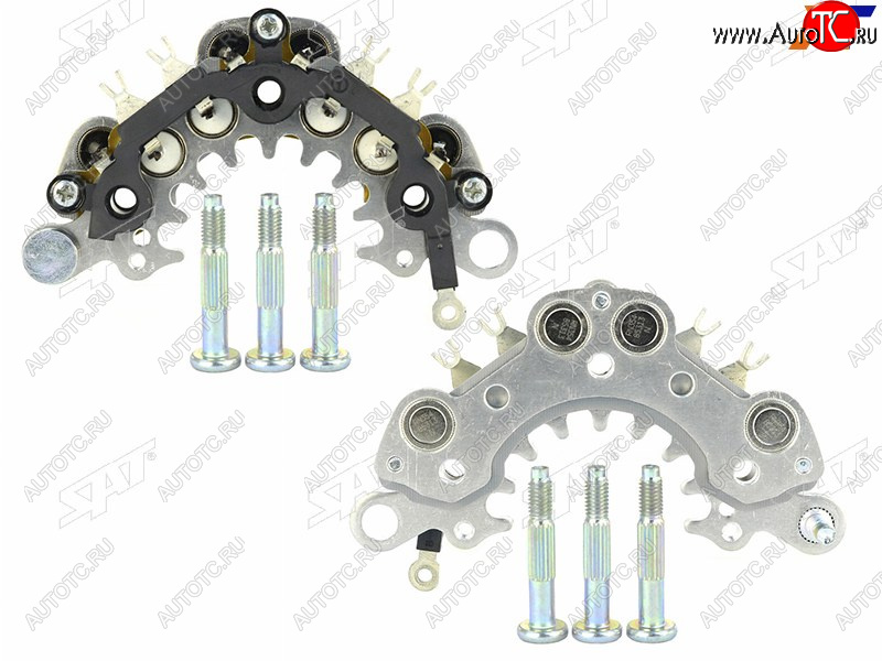 729 р. Диодный мост генератора SUBARU FORESTER 2.5 03-LEGACY 2.5 00-03 EJ25 D=114mm SAT ST-133-0015  с доставкой в г. Майкоп