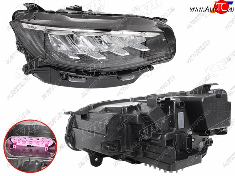 23 749 р. Фара правая (LED) SAT Geely Atlas Pro NL3 (2019-2025)  с доставкой в г. Майкоп