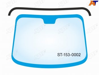 659 р. Молдинг лобового стекла (Сверху) Toyota Land Cruiser Prado (J120) 02-09  Lexus GX 02-09 SAT ST-153-0002  с доставкой в г. Майкоп. Увеличить фотографию 1