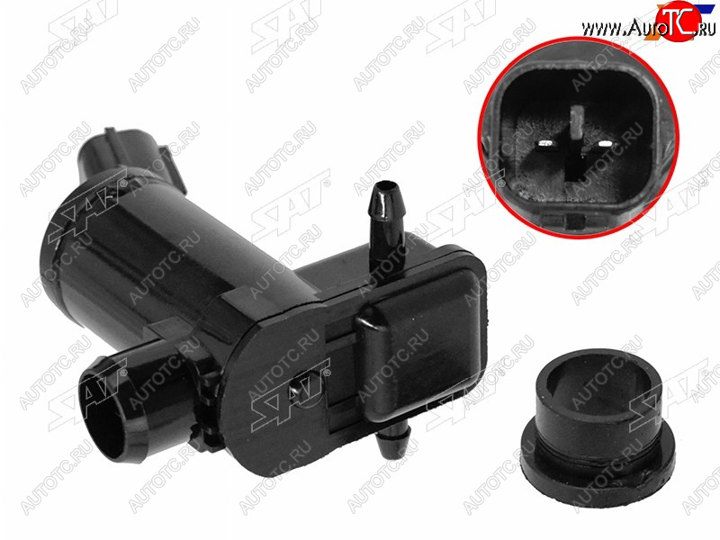 1 079 р. Мотор омывателя MITSUBISHI PAJERO SPORT 08-MONTERO SPORT 08-GRANDIS 05-10 SAT ST-160-0008  с доставкой в г. Майкоп