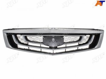 Решетка радиатора (под камеру) SAT Geely Atlas NL3 (2016-2022) (хром)