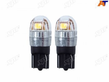 479 р. Лампа дополнительного освещения 12V W5W 1W120LM Canbus LED 6000-6500K, белая (Комплект 2 шт.) SAT ST-175-0056  с доставкой в г. Майкоп. Увеличить фотографию 1