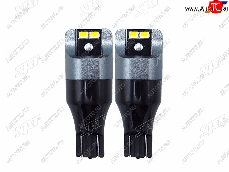519 р. Лампа дополнительного освещения 12V W16W 1.9W210LM Canbus LED 6000-6500K, белая (Комплект 2 шт.) SAT ST-175-0059  с доставкой в г. Майкоп