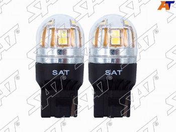 799 р. Лампа дополнительного освещения 12V W21W 2.8W320LM Canbus LED (Комплект 2 шт.) SAT ST-175-0060  с доставкой в г. Майкоп. Увеличить фотографию 1