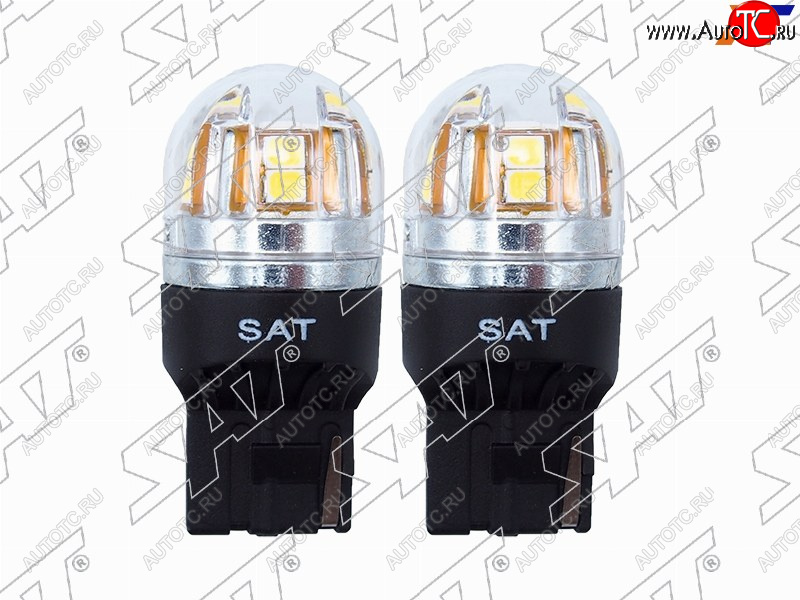 799 р. Лампа дополнительного освещения 12V W21W 2.8W320LM Canbus LED (Комплект 2 шт.) SAT ST-175-0060  с доставкой в г. Майкоп