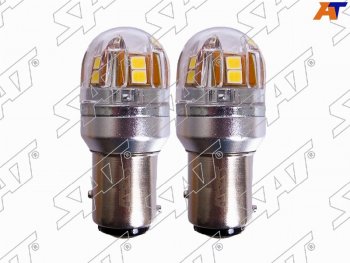 879 р. Лампа дополнительного освещения 12V P215W 2.8W0.4W320LM  Canbus LED (Комплект 2 шт.) SAT ST-175-0065  с доставкой в г. Майкоп. Увеличить фотографию 1
