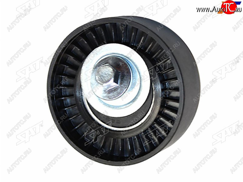 569 р. Ролик приводного ремня обводной FORD FIESTAFOCUSKUGAS-MAX 11- VOLVO V40V60S60S80 10- SAT ST-1754059  с доставкой в г. Майкоп