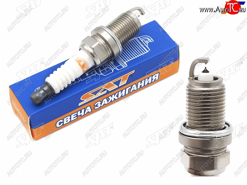 379 р. Свеча зажигания AUDI A3A4A6RENAULT LOGANDUSTER 04-SKODA OCTAVIA 04-RAPID 12-VW GOLFJETTA 05- SAT ST-177-0010  с доставкой в г. Майкоп