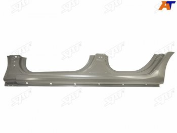 7 199 р. Порог Hyundai Solaris 17-22 (Слева) SAT ST-186-0003  с доставкой в г. Майкоп. Увеличить фотографию 1