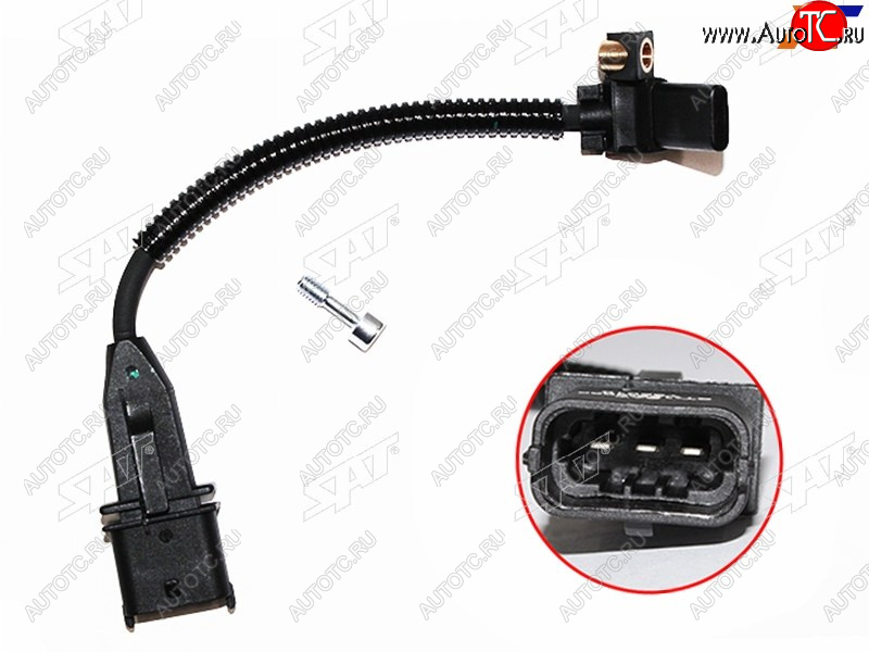 1 299 р. Датчик положения коленвала OPEL ASTRA H 04-10 ASTRA J 10- CORSA D 07- VECTRA C 02-08 SAT ST-193-0033  с доставкой в г. Майкоп